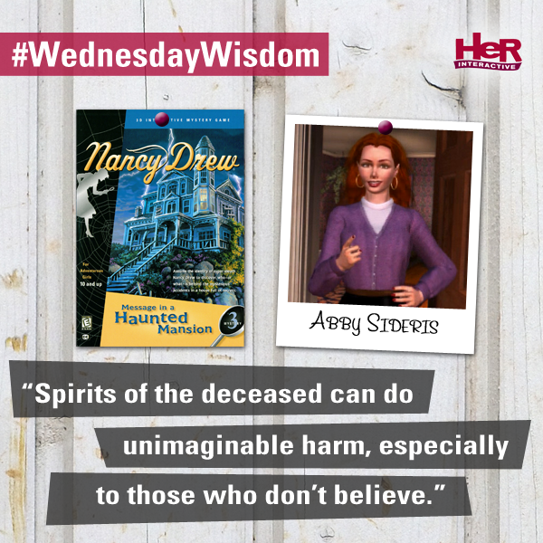 Nancy Drew Mystery adventure games wisdom