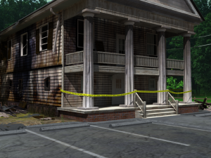 Work with your allies to solve the mystery of who set fire to the town hall