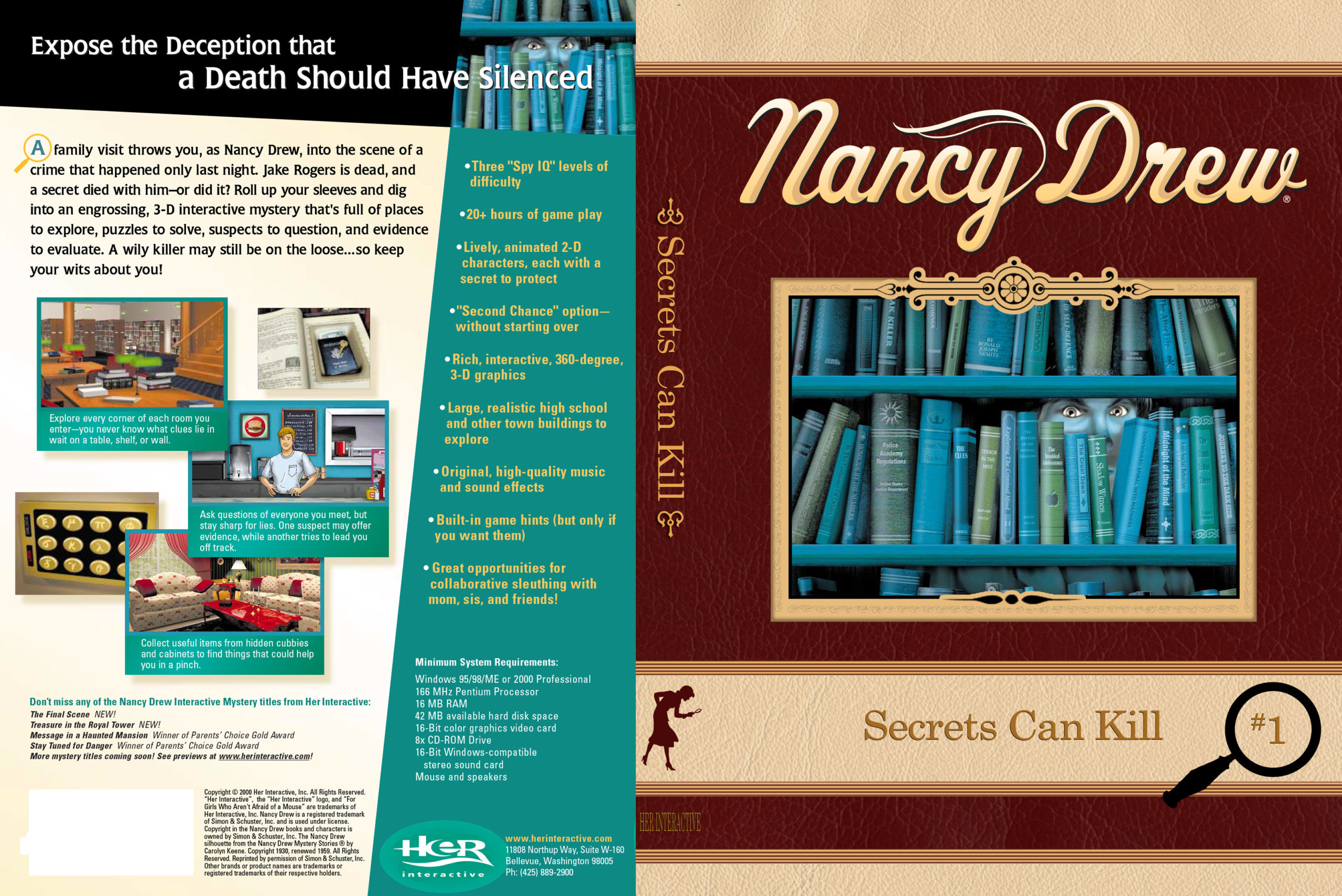 Nancy Drew The Secret of Shadow Ranch - SHA - Manual, PDF, Menu  (Computing)