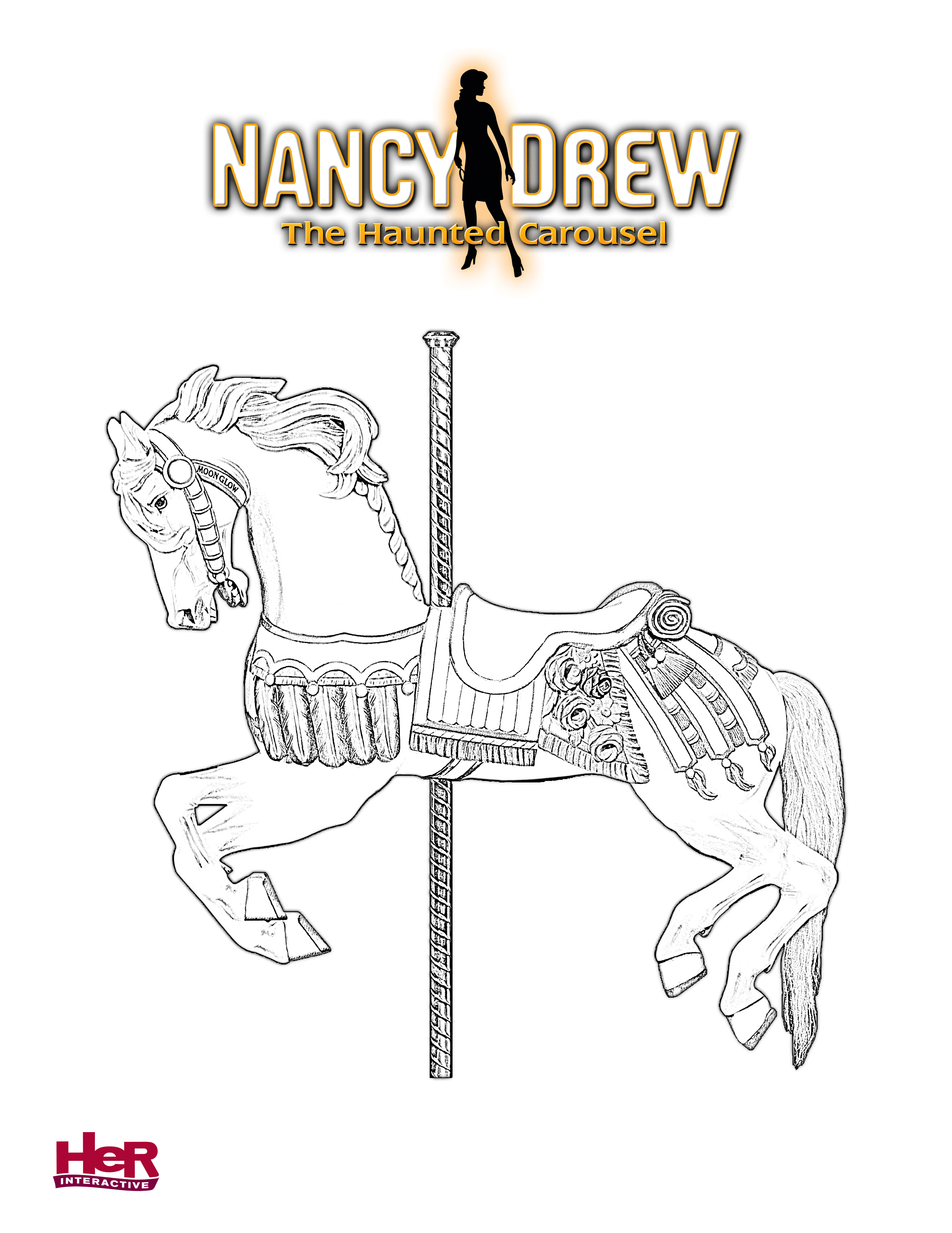 nancy drew printable coloring pages - photo #33