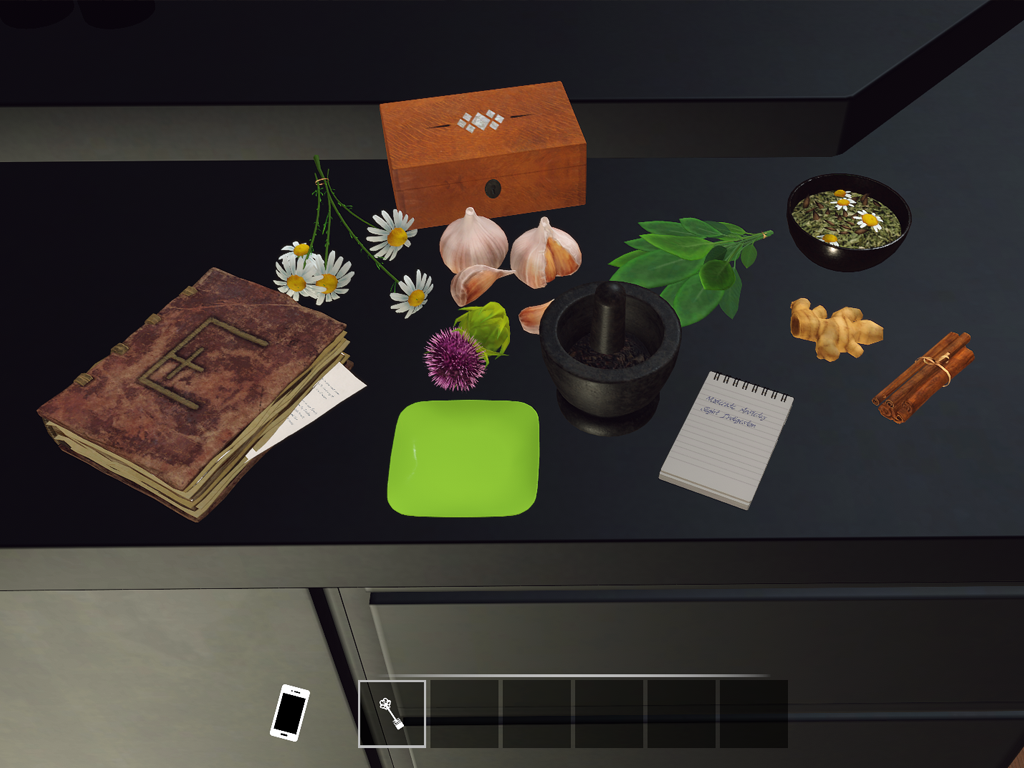 Mix herbs while learning about the ailments and the remedies in Lauren's shop!
