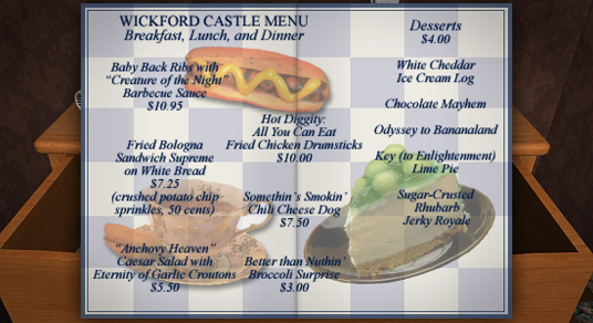 Nancy Drew Mystery Adventure Games TRT Menu