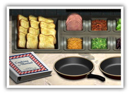 Cook up breakfast, lunch, and dinner and fill the guests' orders in The White Wolf of Icicle Creek!!