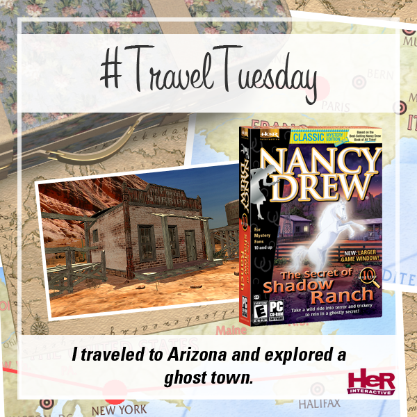 Nancy Drew Mystery Adventure Games Travel Tuesday