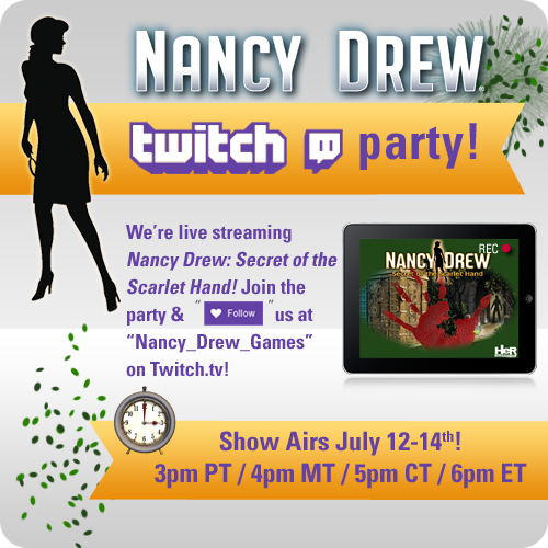 Nancy Drew Mystery Adventure Games Twitch