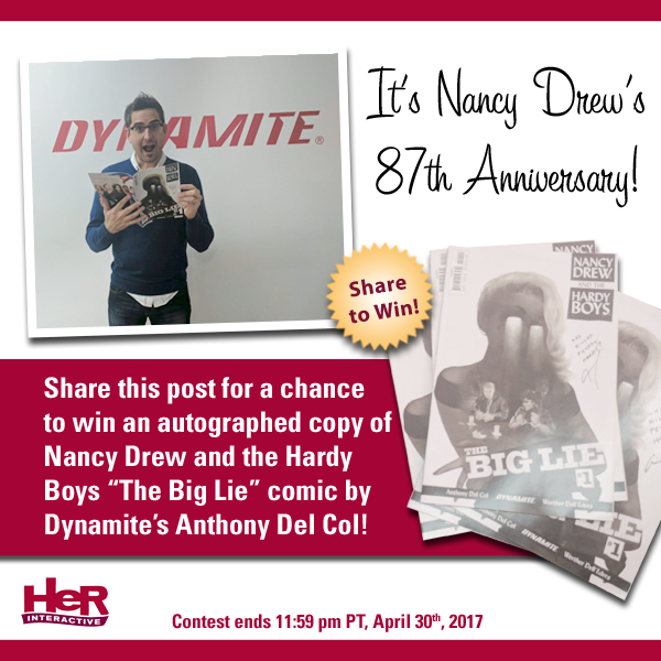 Nancy Drew Mystery adventure Games Anniversary Comics