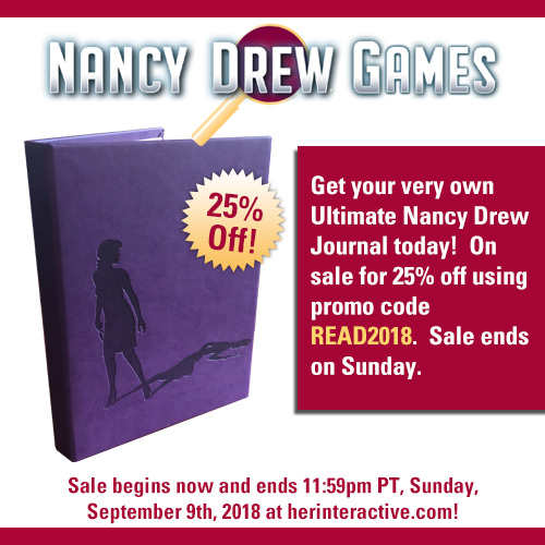 Nancy Drew Mystery Adventure Games Journal