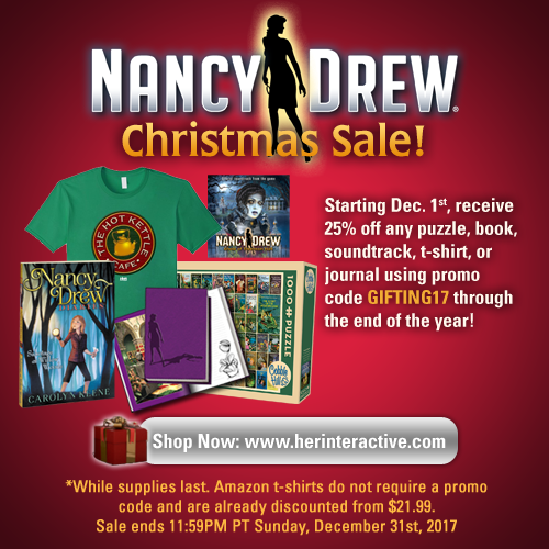 Nancy Drew Mystery Adventure Games Christmas Holiday Merchandise Sale