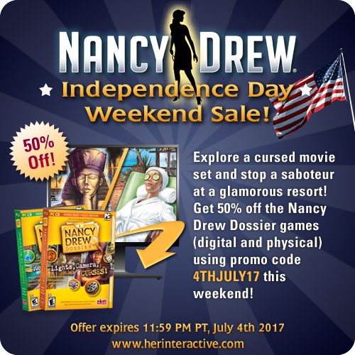 Nancy Drew Mystery Adventure Games Sale Independence Day Sale