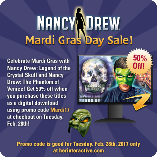 Nancy Drew Mystery Adventure Games Sale